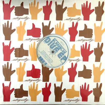 Nobody Presents Blank Blue    Dive EP -  12'' Vinyl  Record 2008 Ubiquity