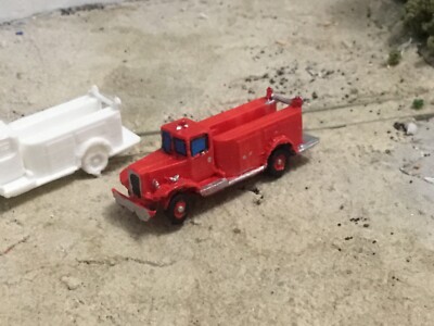N Scale Fire Engine N Scale Fire Truck Engine Mack L Rescue closed cab 3d printed unpainted ...
