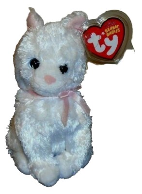 Ty Beanie Baby - SUGAR the White Cat 5.5