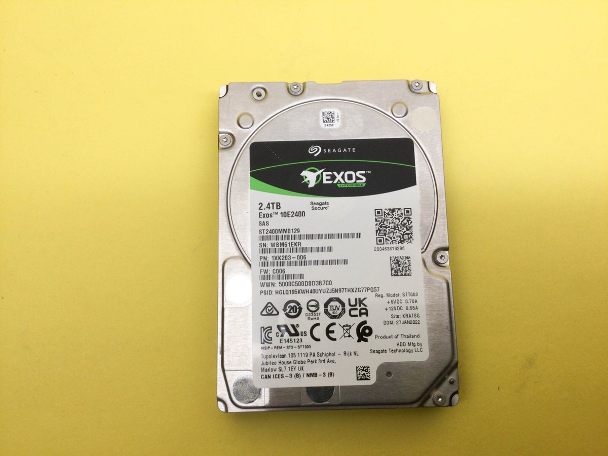 Seagate Exos 10e2400 2.4TB 10K SAS 12Gb/s 256MB 2.5'' HDD