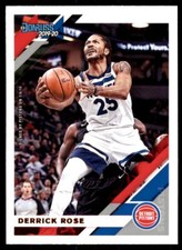 2019-20 Panini Donruss Derrick Rose Detroit Pistons #121