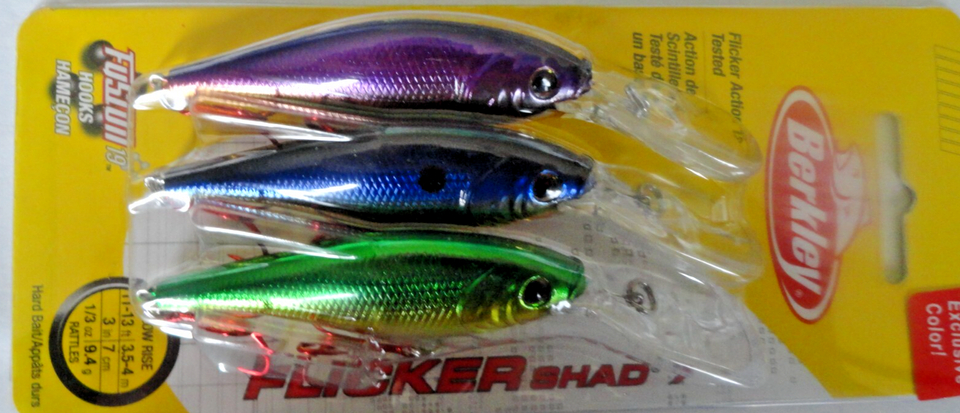 Berkley Flicker SHAD #5, #7 (Select Size) (Select Color) EXCLUSIVE 3