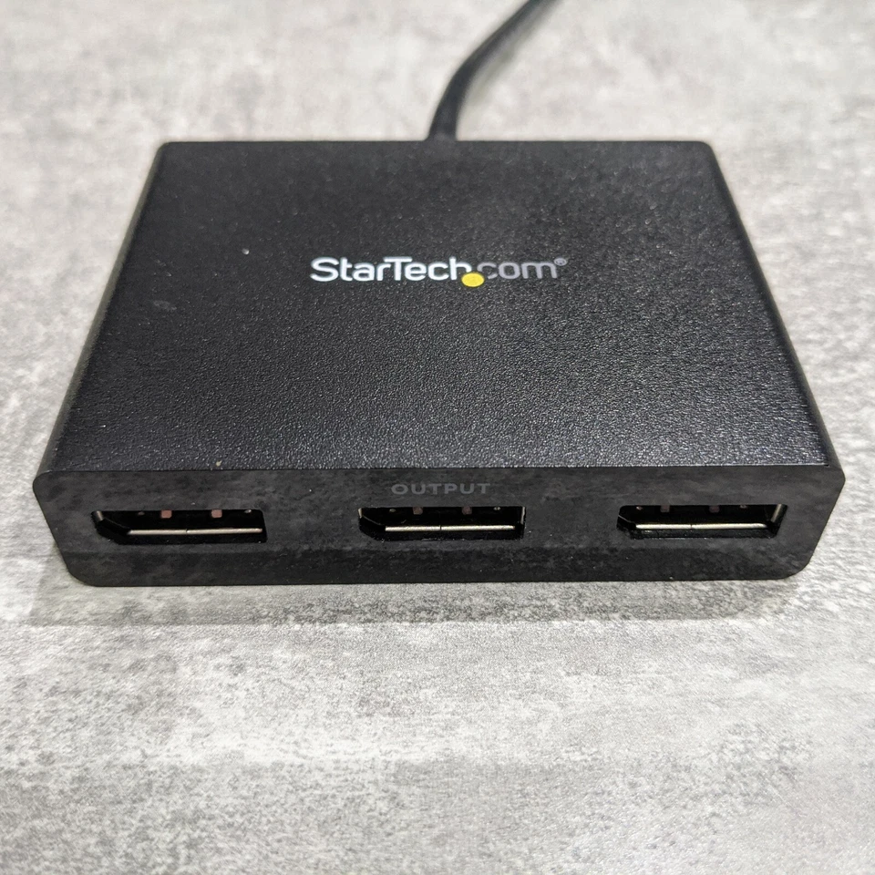 StarTech 3-Port Multi Monitor Mini to DisplayPort MST Hub Splitter MSTMDP123DP - Image 2 of 4
