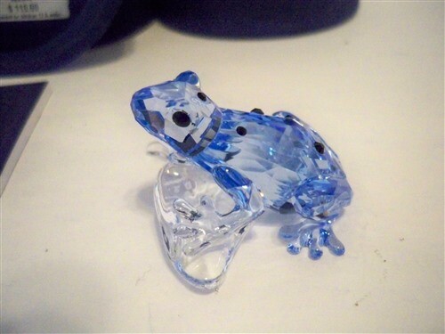 SWAROVSKI SCS BLUE DART FROG 955439 | eBay