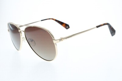 POLAROID PLD 6069/S/X J5GLA GOLD TORTOISE POLARIZED SUNGLASSES 61