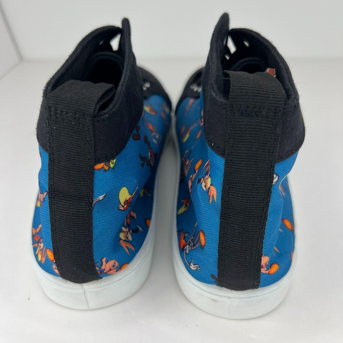 Space Jam Men\'s NEW High Top Designer Blue & Black Graphics Sneakers - sz. 13 Size 13 - Jordan 11 Space Jam 2000 never worn | eBay main image 4