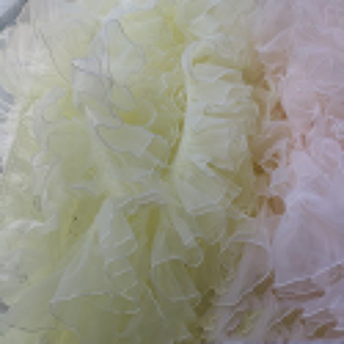 Organza Pleated Ruffle Lace Edge Trim Ribbon Fabric DIY Sewing Wedding Dress - Picture 8 of 25