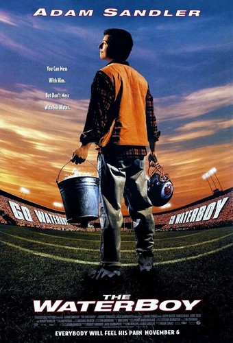 THE WATERBOY MOVIE POSTER Double Sided ORIGINAL VF 27x40 ADAM SANDLER