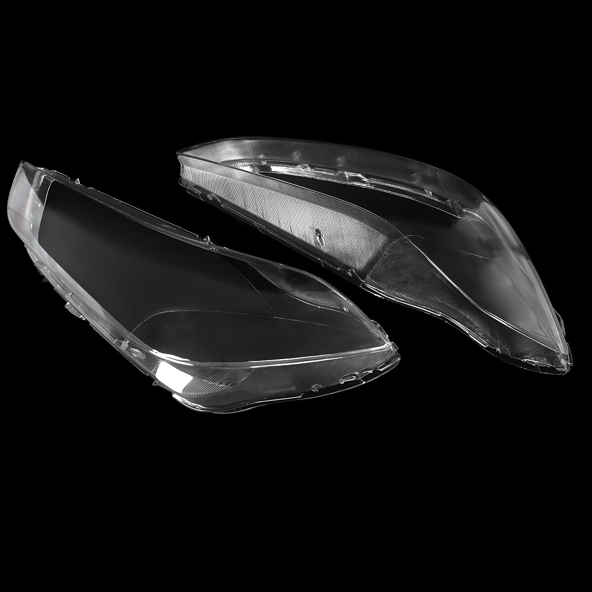 For 2014-2022 Maserati Ghibli Front Headlight Lens Covers Clear LH+RH Lampshade