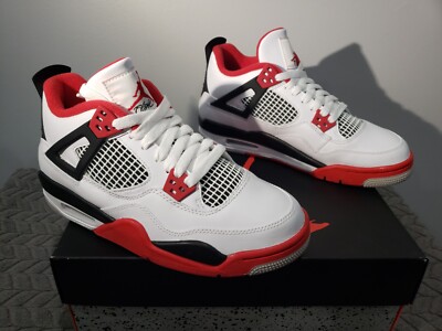 Jordan 4 Retro | Fire Red | Style 408452-160 | Size 6Y | eBay