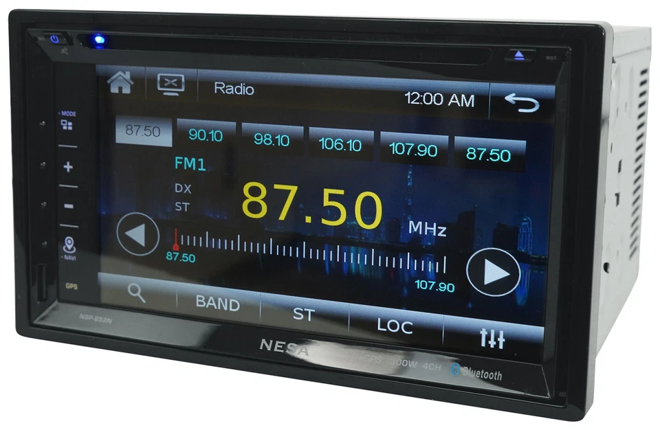 NESA NSP-652N 6.5" Car Monitor 2Din DVD Player w/Bluetooth/GPS/Android PhoneLink - Image 2 of 4