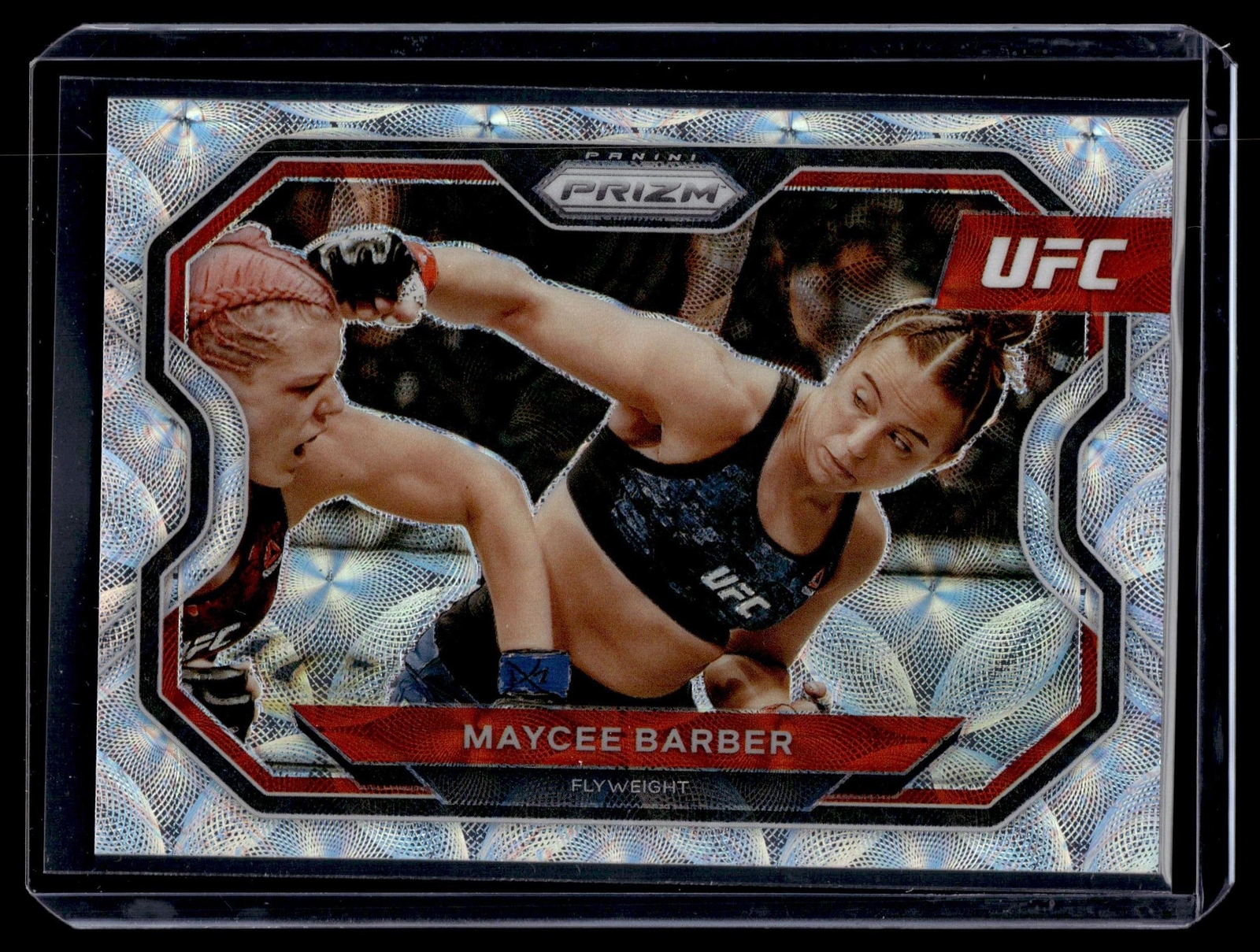 Maycee Barber 2021 Panini Prizm UFC Premium Box Set Scope Card 19/99 #163