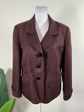 LE SUIT PETITE Size 12p Color Red