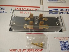 2-WAY 2X Dual Glass Type AGU FUSE HOLDER Car Audio Fuse Block