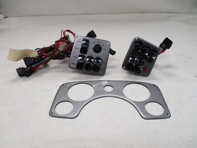 LUND PRO V 197 GL (2014 - 2015) ROCKER & IGNITION SWITCH PANEL SET (3) GREY BOAT