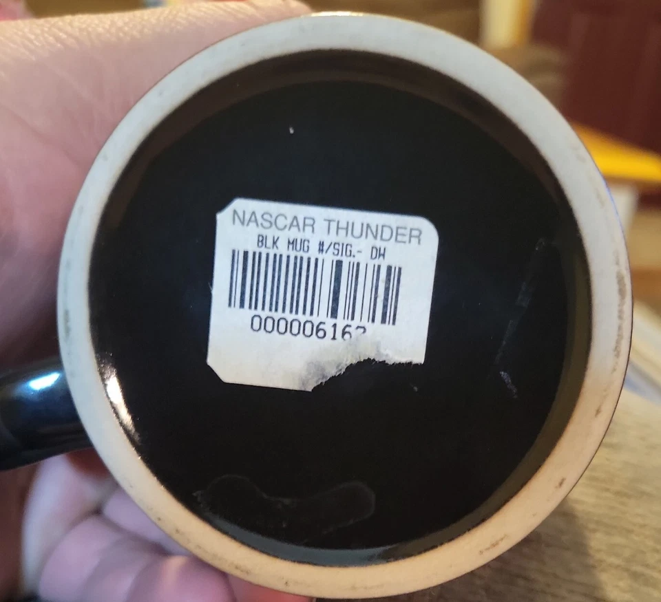 Taza de café Darrell Waltrip vintage y tarjeta de coleccionista llena de acción - C5 Foto 3 de 3