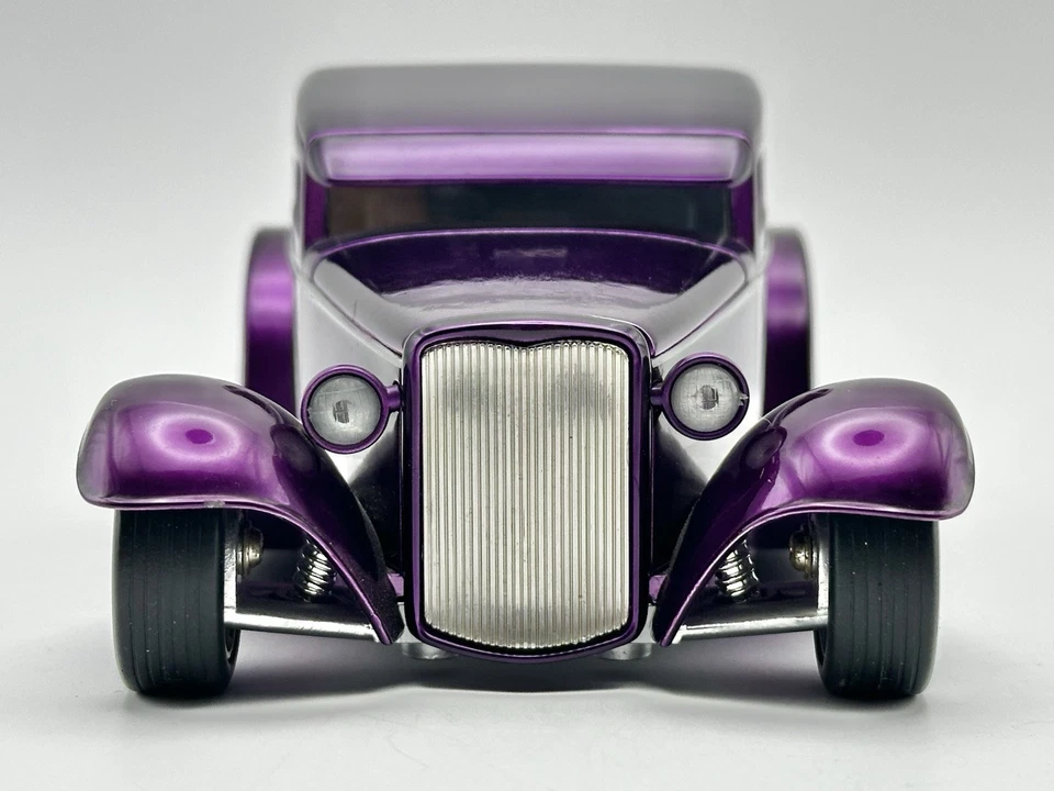 1/24 Jada 20th D-rods 1932 Ford Pickup Hot Rod en púrpura caramelo - ¡Belleza! Foto 4 de 4