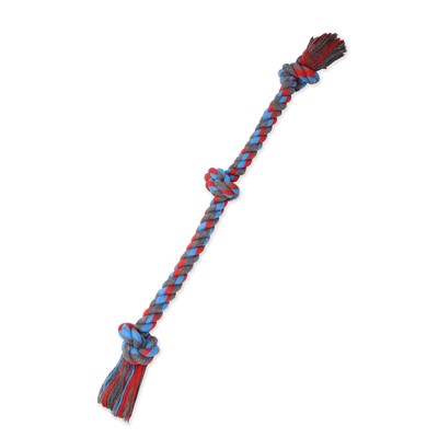 Flossy Chews Cottonblend 3 Knot Tug Rope Dog Toy, Extra-Large, 36'',