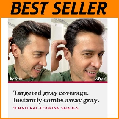 Quick Application Men's Hair Dye, Jet Black - Pack of 3