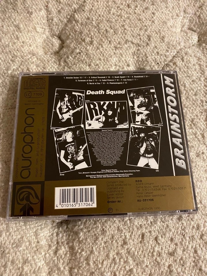 Darkness Death Squad 1987 (1990) FIRST Pressing CD Kreator Sodom Tankard - Image 4 of 4