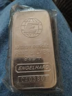 Engelhard 10 Troy Ounce 999+ Fine Silver Bar  C791767  in Plastic