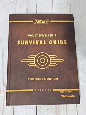 Fallout 4 Vault Dwellers Survival Guide Collectors Edition Hardcover With Map