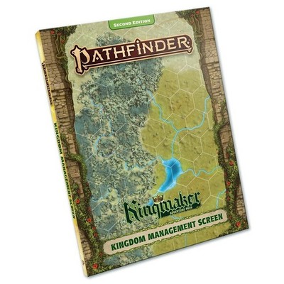 Paizo Pathfinder 2E Kingmaker Kingdom Management Screen 2Nd Edition