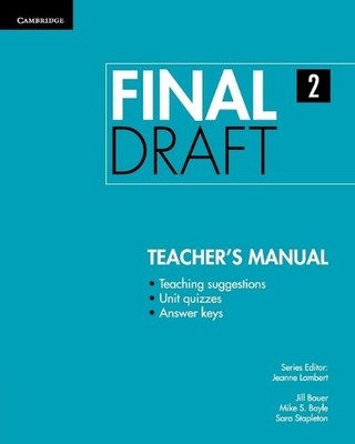 Jill Bauer Mike S. Boyle Sara Stap Final Draft Level 2 Teacher's M (Taschenbuch)