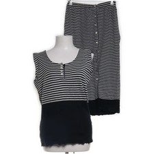 Kasha, Set, Größe: L, Baumwolle, Schwarz/Weiß, Streifen #1XE