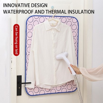 Portable Ironing Mat for Table Top, Foldable Travel Ironing Blanket Steamer Pad