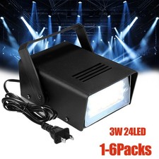 LED Flash Light DJ Strobe Light White Club Stage Lighting Party Disco Effect