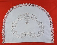 Vintage Broderie Anglais Tea Cosy Cover White Cotton