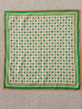 Vintage Polka Dot Cotton Scarf