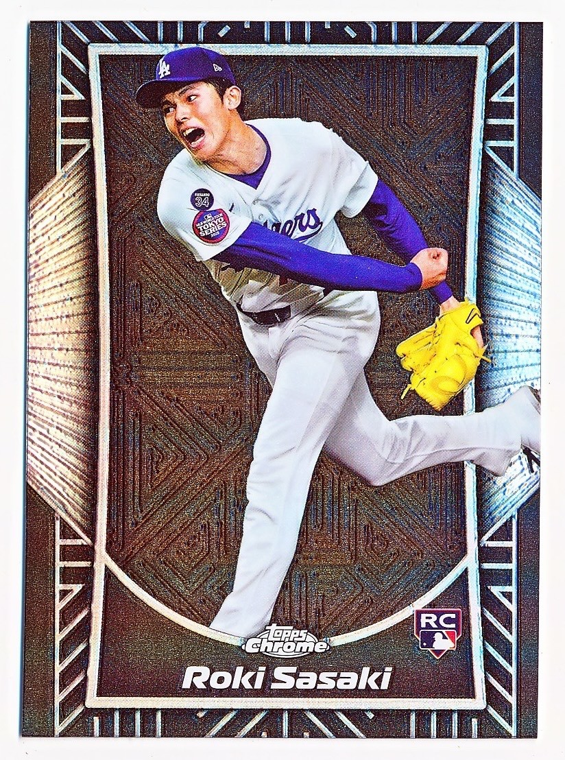 2025 Topps Chrome Roki Sasaki Shadow Etch Rc SP #SE-15