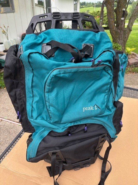 Coleman Peak 1 Backpack 45L Hiking Backpack Camping. Used Once