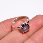 Iolite Gemstone Jewelry 925 Sterling Silver Handmade Unique Ring For Women