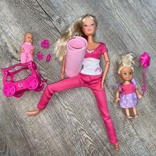Puppen Set Steffi Wie Barbie Yoga Kinder Baby Zubehör Konvolut
