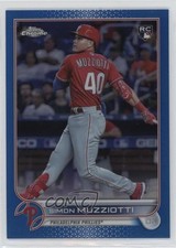 2022 Topps Chrome Update Blue Refractor 185/199 Simon Muzziotti #USC158 ut4