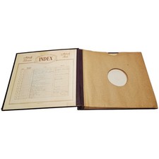 Vintage Lot Of 5 Motorola Home Radio USA 78 Record Storage Book Holder Album