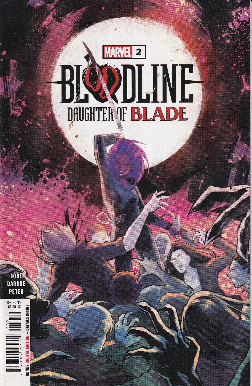 Bloodline Daughter of Blade #2 Main Cover 2023 New/Unread Marvel Comics