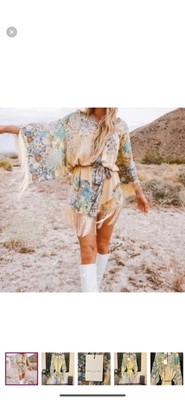 Spell And The Gypsy Willow Fringe Dress Sz Small NWT