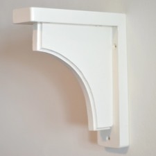 10, 13, 15, 18, 20, 25, 30 cm Natural Wooden Shelf Bracket Eco Friendly Gallows