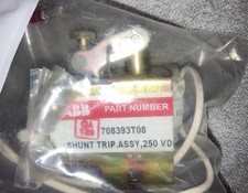 ABB 708393T08 CIRCUIT BREAKER SHUNT TRIP DEVICE 250VDC