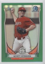 2014 Bowman Draft Chrome Green Refractor 102/150 Wyatt Strahan #CDP97 4h1