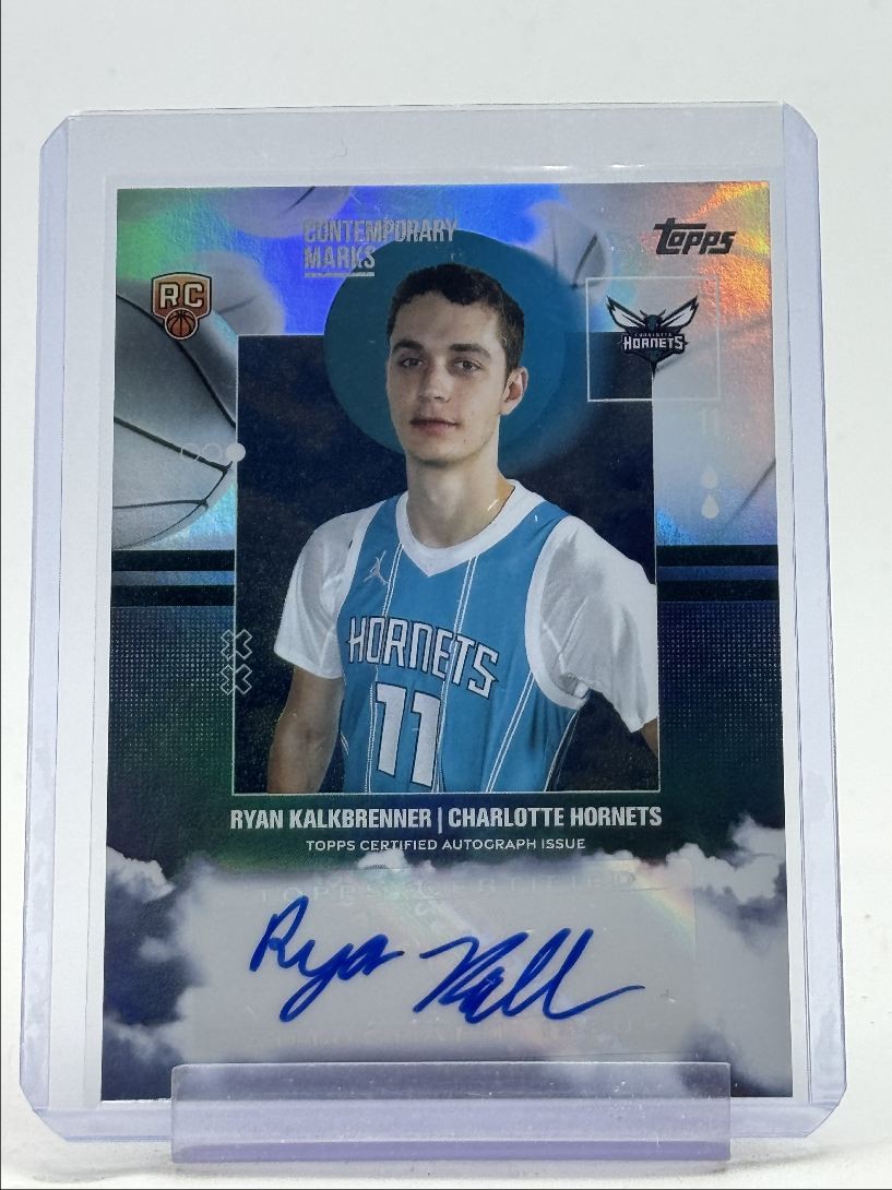 RYAN KALKBRENNER 2025-26 TOPPS CONTEMPORARY MARKS ROOKIE RAINBOW AUTO Q2264