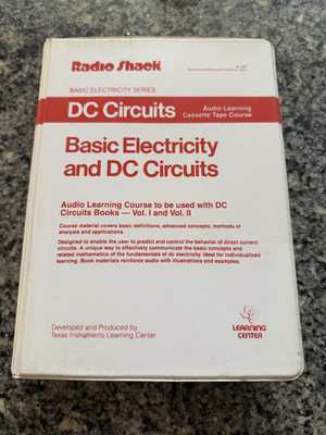 Radio Shack - Basic Electricity and DC Circuits - Audio Learning Cassette Tapes