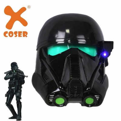 Xcoser Star Wars Rogue One Death Trooper Helmet Cosplay Prop Replica with Light