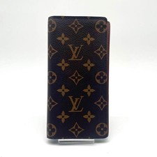 Louis Vuitton Brazza Wallet M66540 Monogram Long Wallet Brown LV Auth