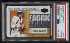 2000 Leaf Certified Fabric of the Game 7/100 John Elway #FG-2 PSA 8 HOF 4f5