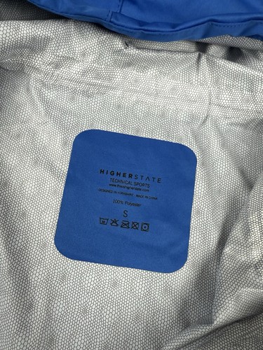 Higher State Mountain Stretch Waterproof Running Jacket Taped Seems Men’s Small - Picture 10 of 16